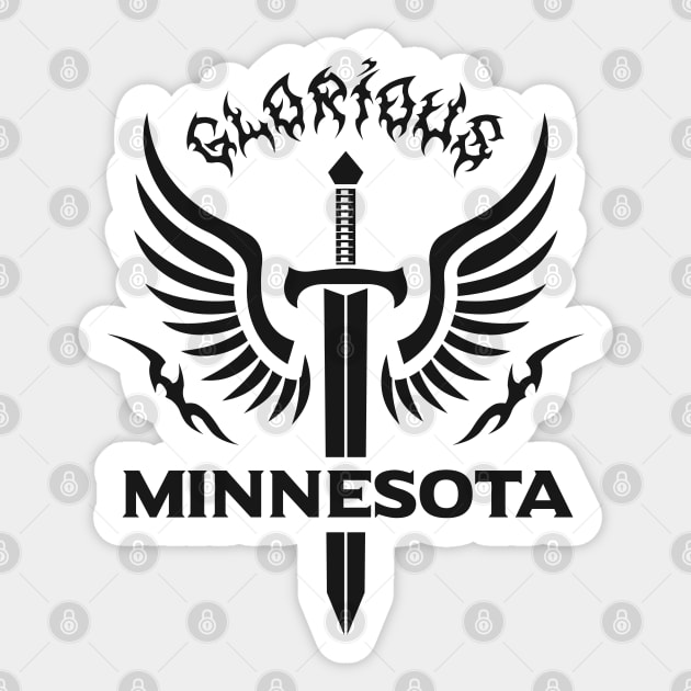 Glorious Minnesota Sticker by VecTikSam